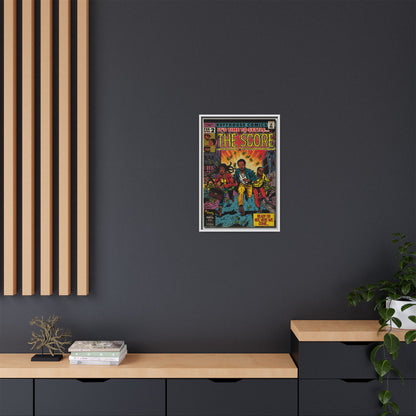 The Score - Matte Canvas, Framed (Multi-color)