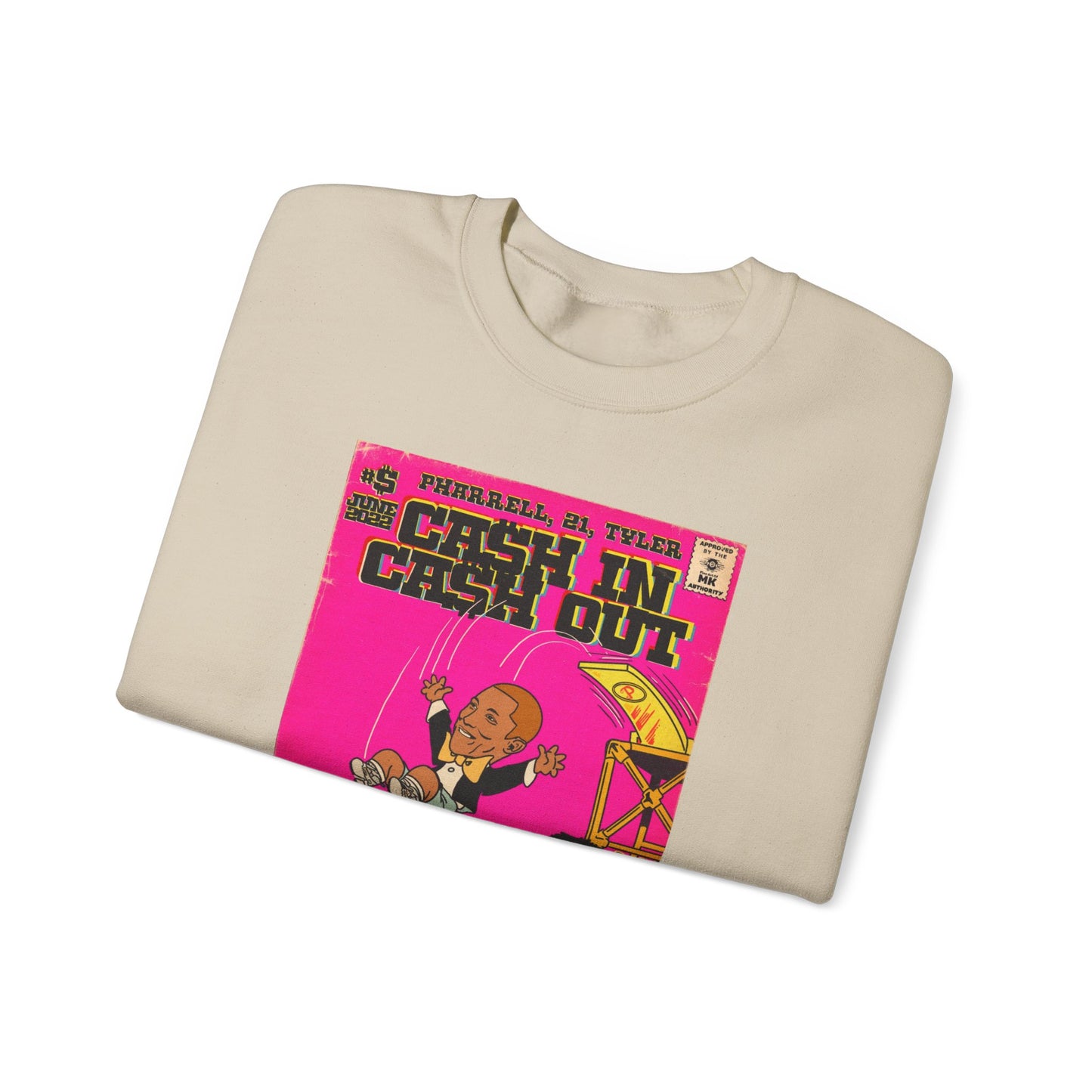 Pharrell, 21 Savage & Tyler - Cash In Cash Out - Unisex Heavy Blend™ Crewneck Sweatshirt