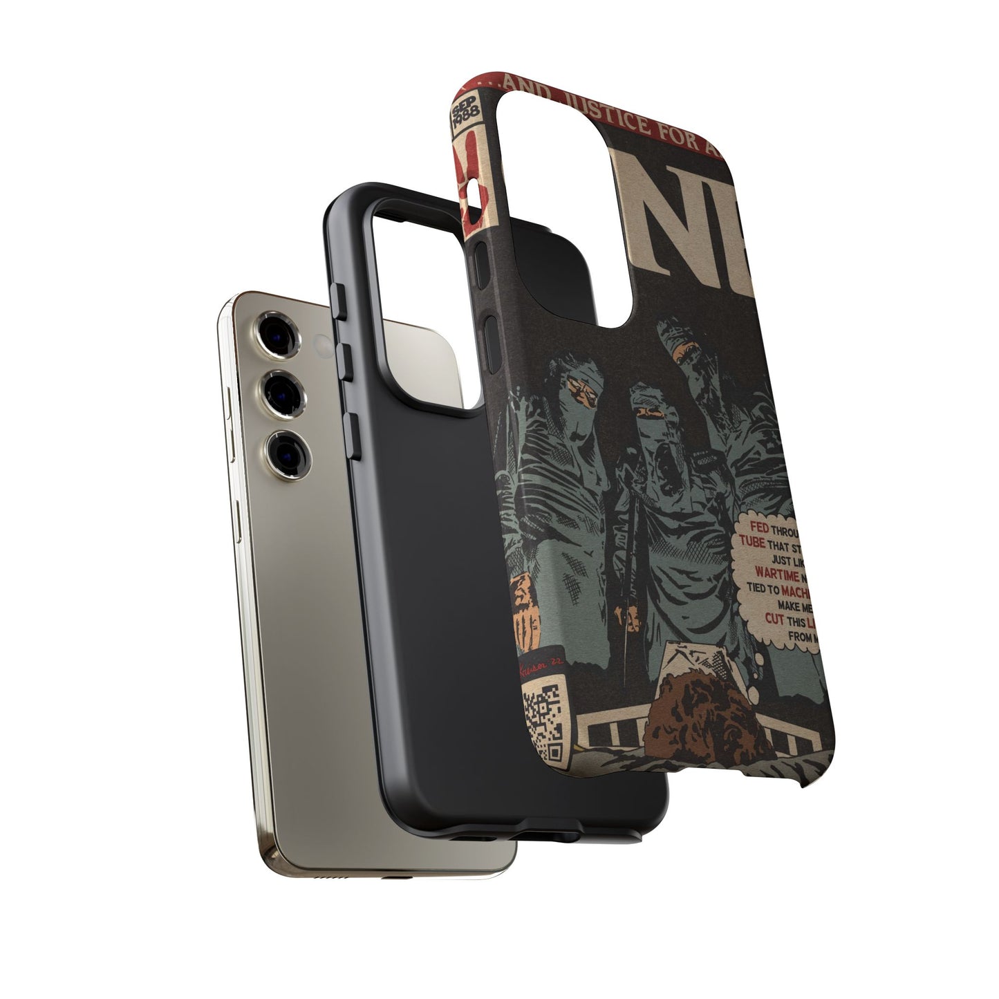 Metallica- One - Johnny Got His Gun Comic Book Art - Tough Phone Cases