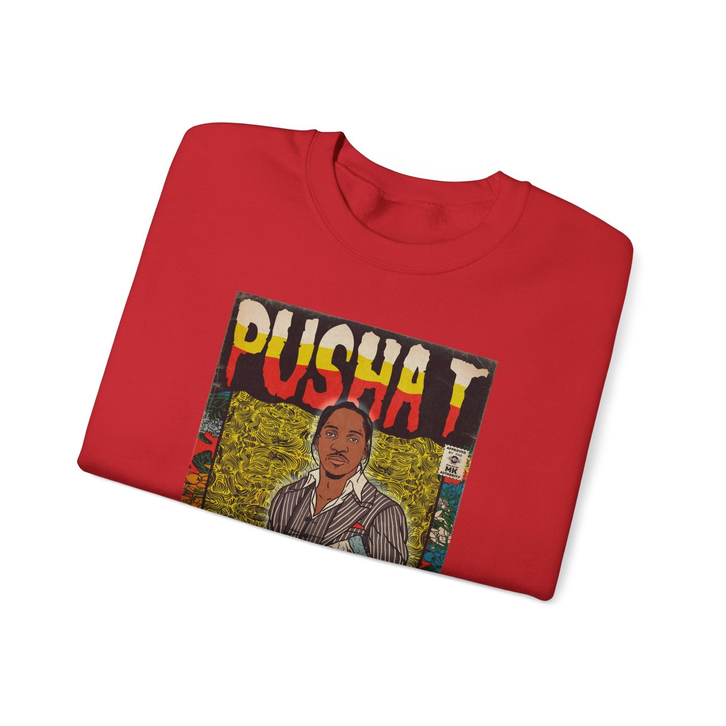 Pusha T - Comic Book Art - Unisex Heavy Blend™ Crewneck Sweatshirt