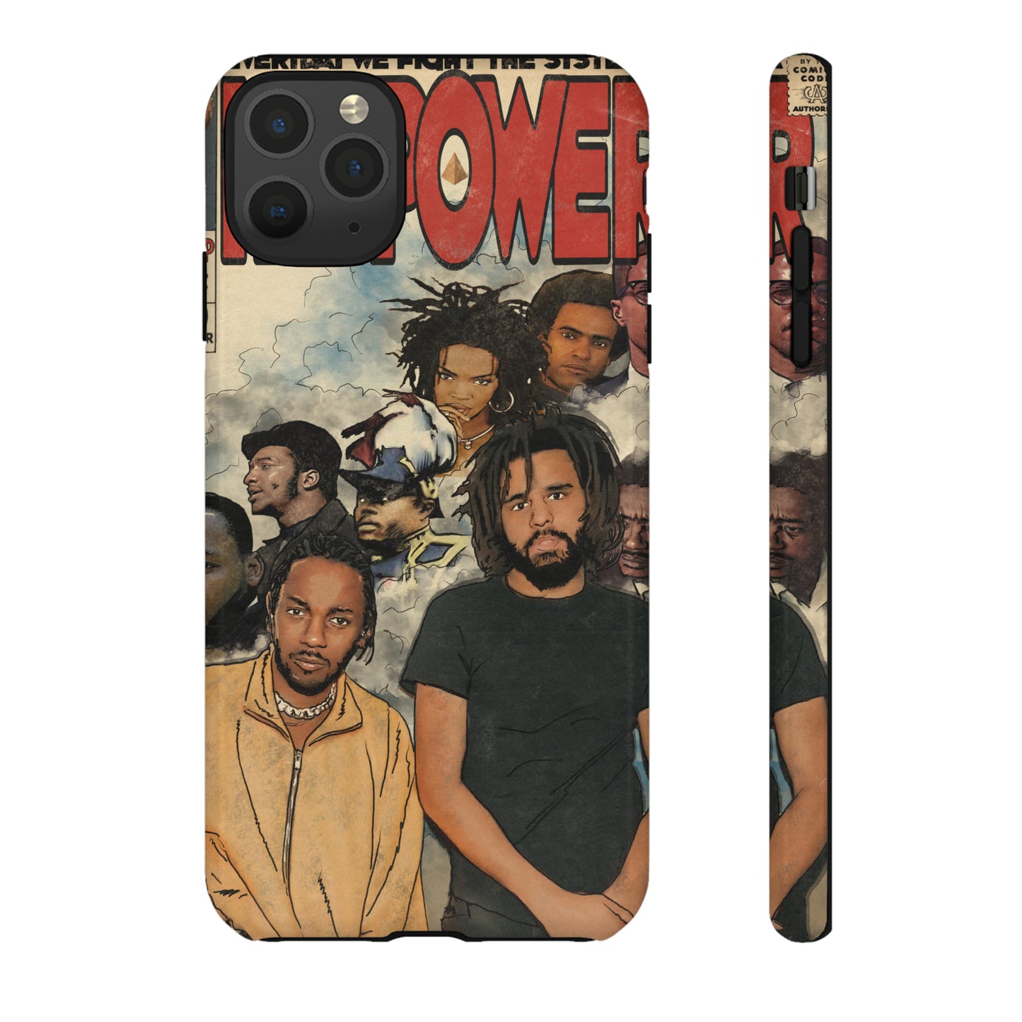 Kendrick Lamar and J. Cole - Hiiipower - Tough Phone Cases