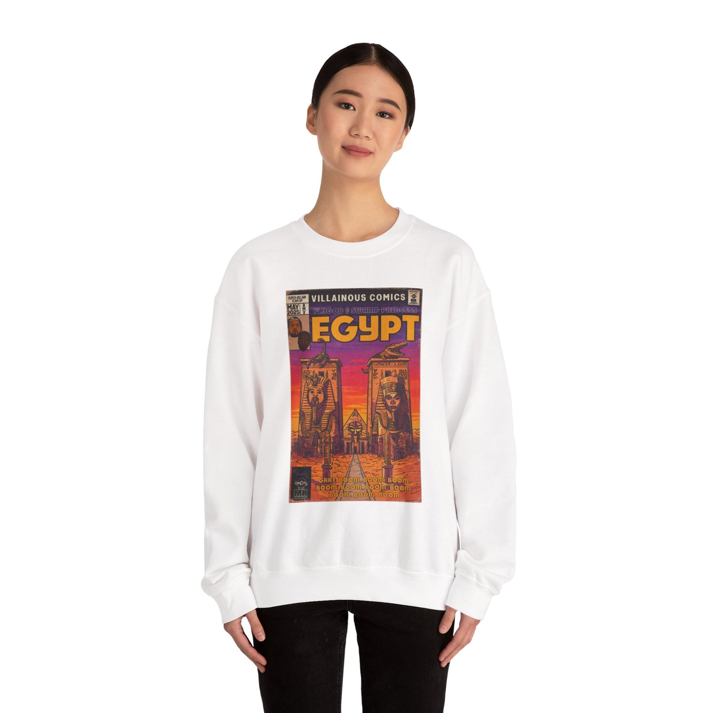 Egypt Remix - Unisex Heavy Blend™ Crewneck Sweatshirt