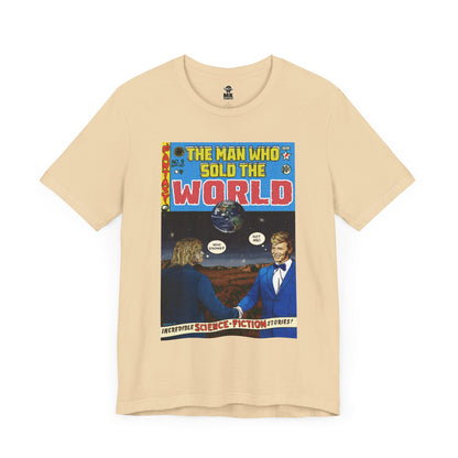 Bowie & Cobain - The Man Who Sold the World - Unisex Jersey Short Sleeve Tee