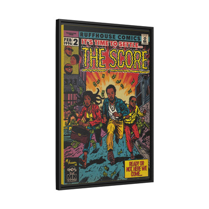 The Score - Matte Canvas, Framed (Multi-color)