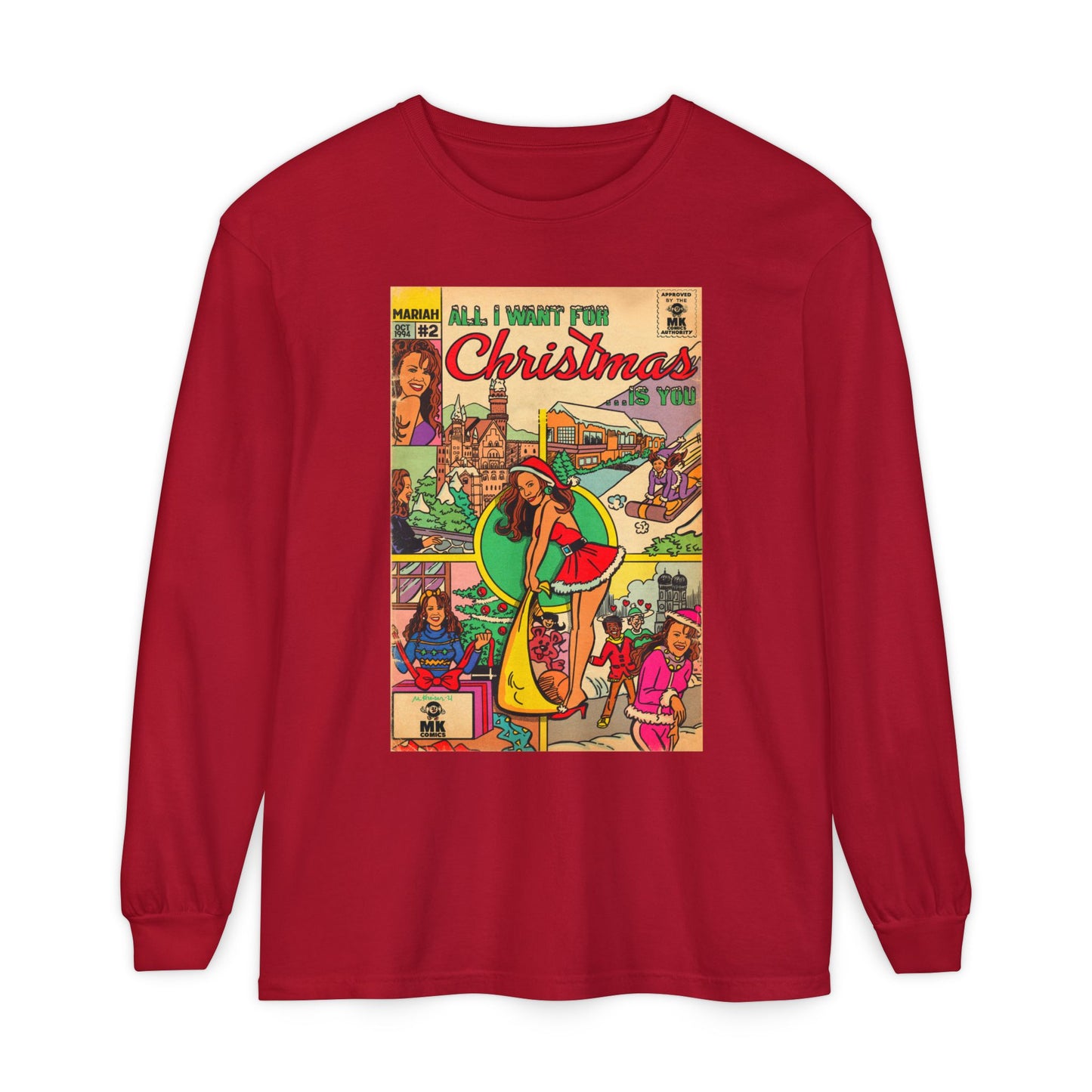 All I Want for Christmas.. - Unisex Comfort Colors Long Sleeve T-Shirt