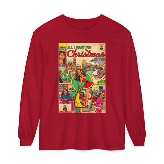 All I Want for Christmas.. - Unisex Comfort Colors Long Sleeve T-Shirt