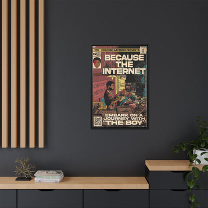 Childish Gambino - Because the Internet - Gallery Canvas Wraps, Vertical Frame