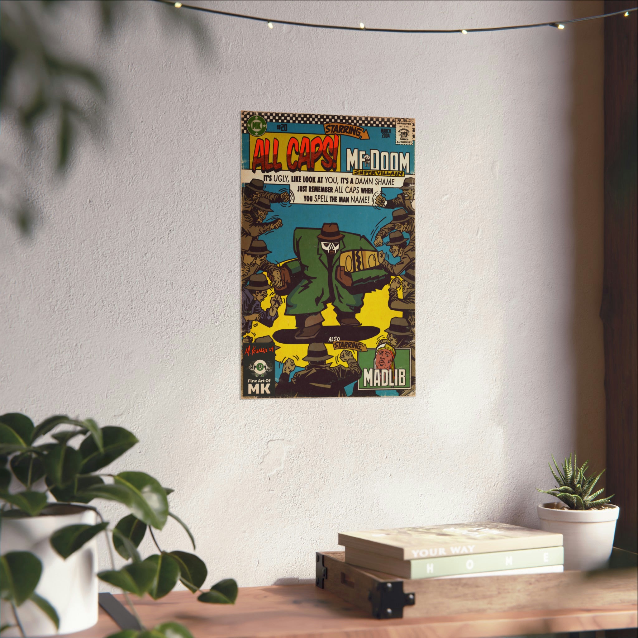 All Caps - Matte Vertical Posters