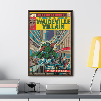 MF DOOM - Vaudeville Villian - Gallery Canvas Wraps, Vertical Frame