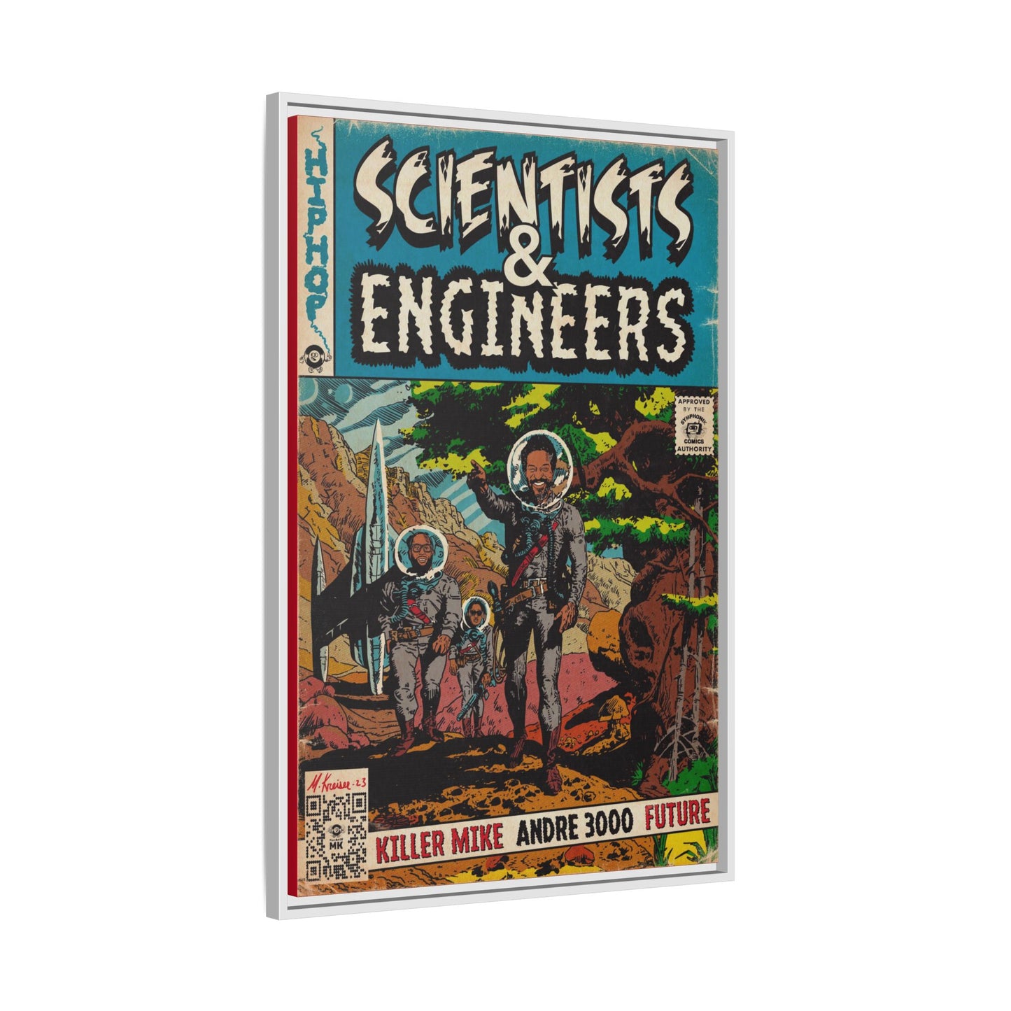 Killer Mike - Scientists & Engineers - Andre 3000 - Future - Gallery Canvas Wraps, Vertical Frame