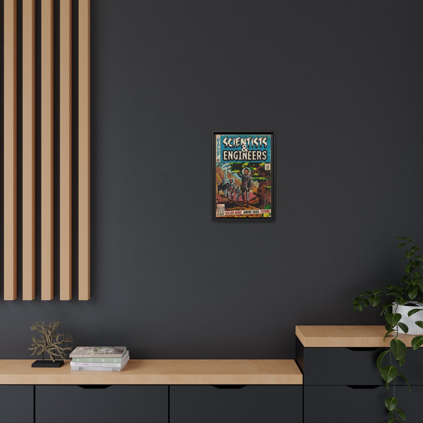 Killer Mike - Scientists & Engineers - Andre 3000 - Future - Gallery Canvas Wraps, Vertical Frame