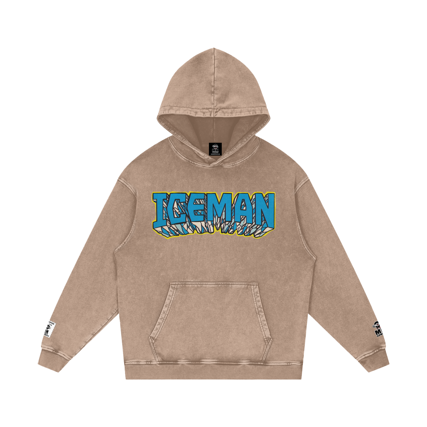 Iceman - Snow Washed Loose Cotton Hoodie