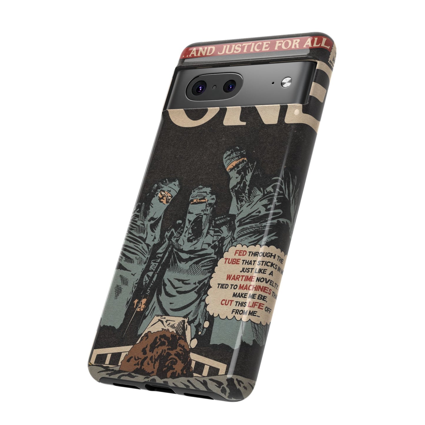 Metallica- One - Johnny Got His Gun Comic Book Art - Tough Phone Cases
