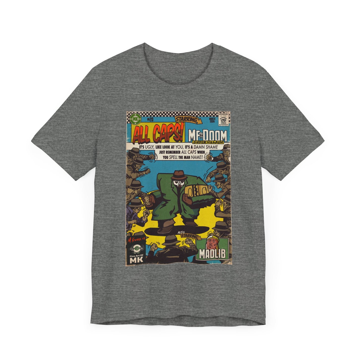 DOOM - All Caps - Unisex Jersey Short Sleeve Tee