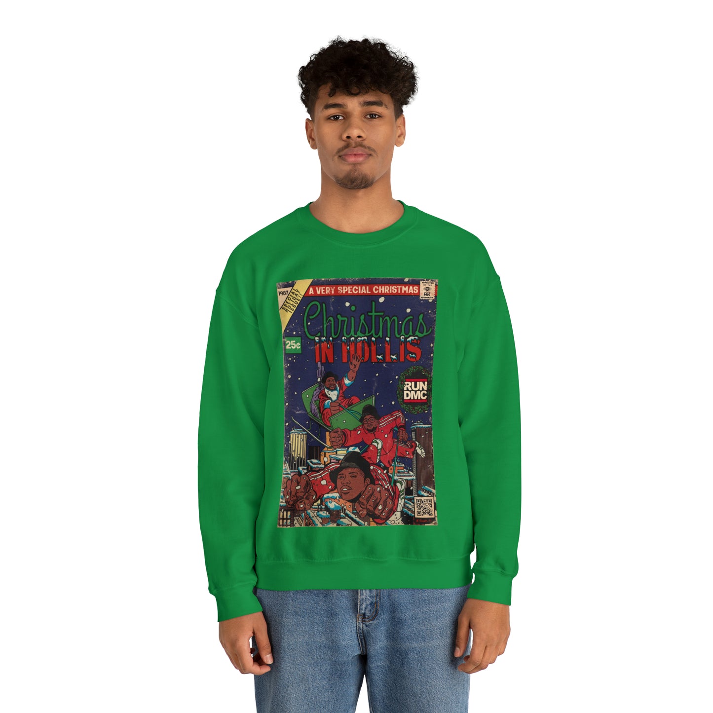 RUN DMC - Christmas in Hollis - Unisex Heavy Blend™ Crewneck Sweatshirt