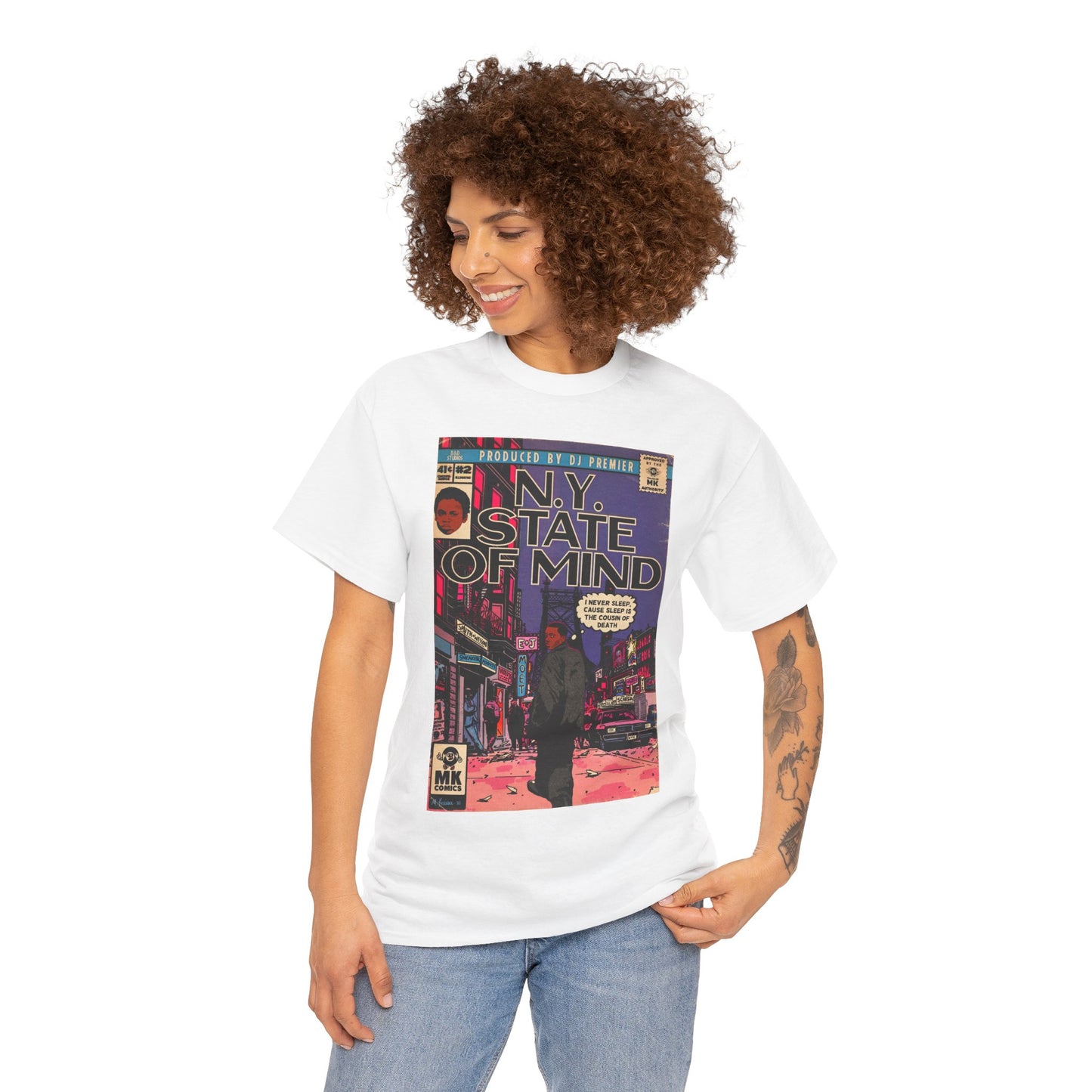 NY State of Mind - MK Classic - Unisex Heavy Cotton Tee