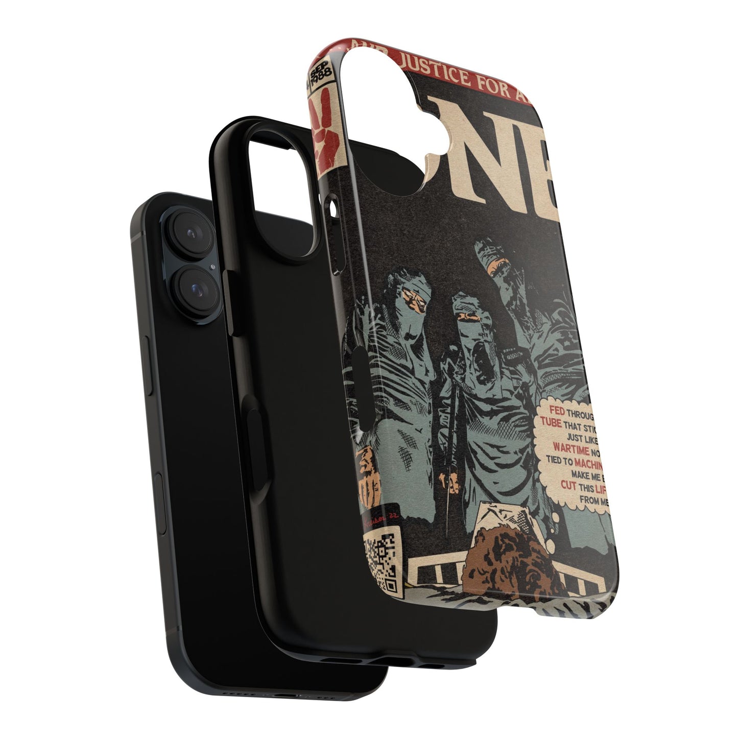 Metallica- One - Johnny Got His Gun Comic Book Art - Tough Phone Cases