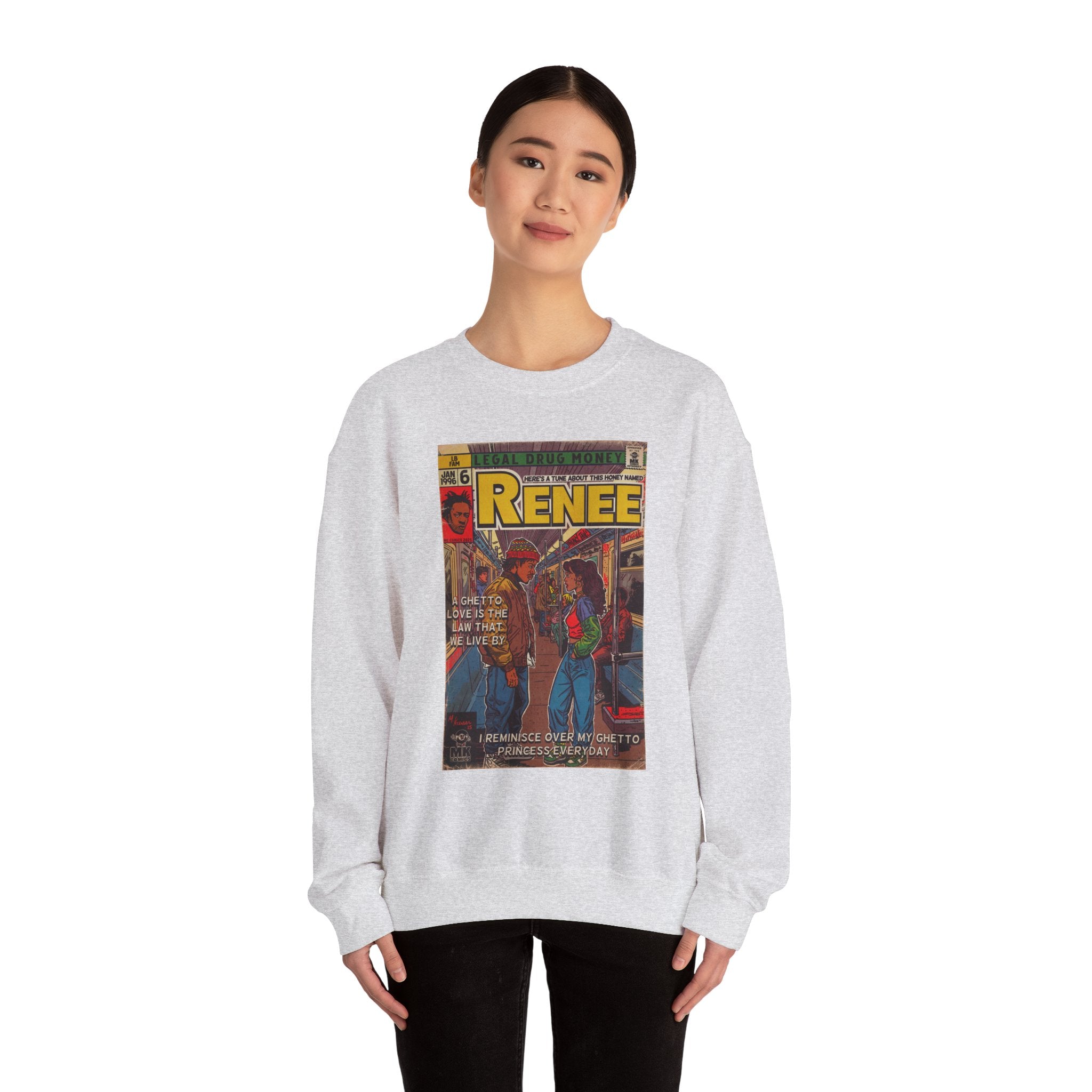 Renee - Unisex Heavy Blend™ Crewneck Sweatshirt
