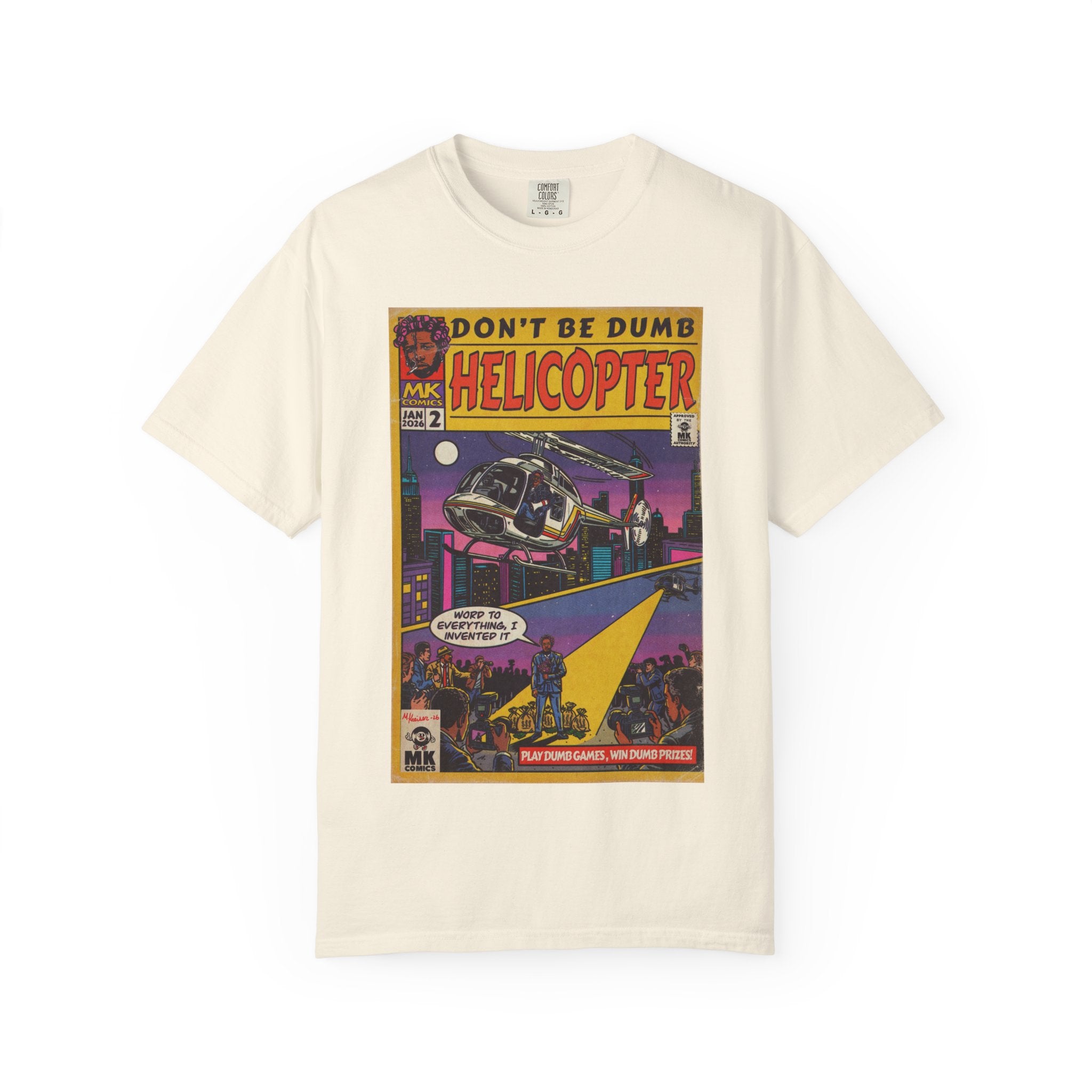 Helicopter - Unisex Comfort Colors T-shirt