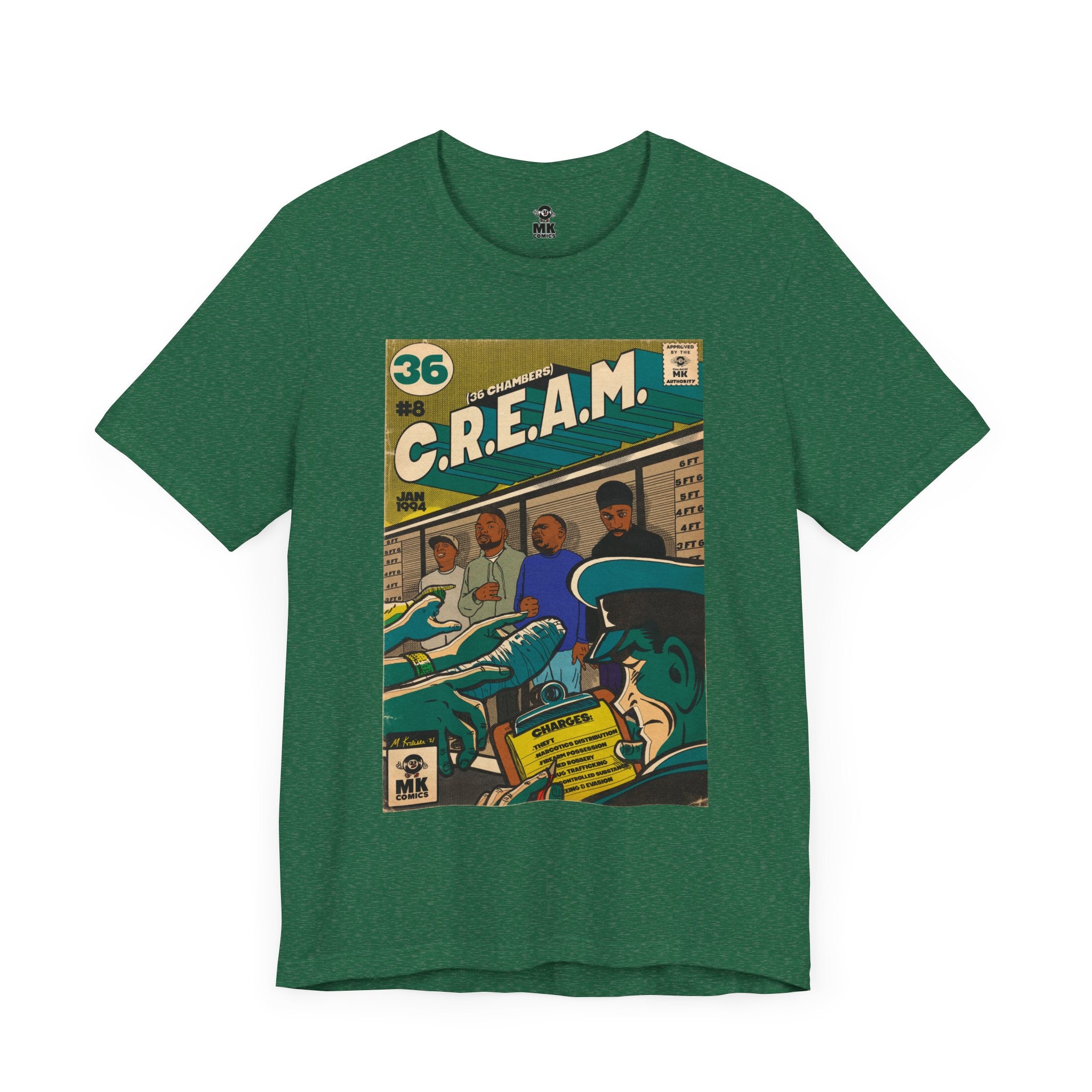 C.R.E.A.M - Unisex Jersey Short Sleeve Teem