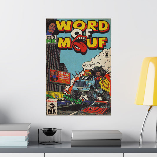 Word of Mouf - Matte Vertical Posters