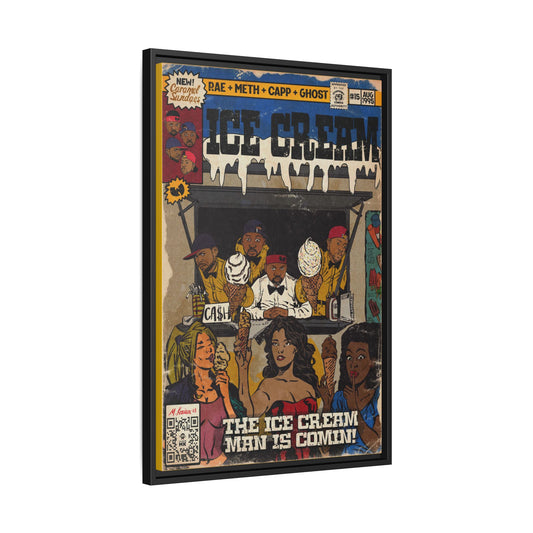 Raekwon- Ice Cream - Gallery Canvas Wraps, Vertical Frame