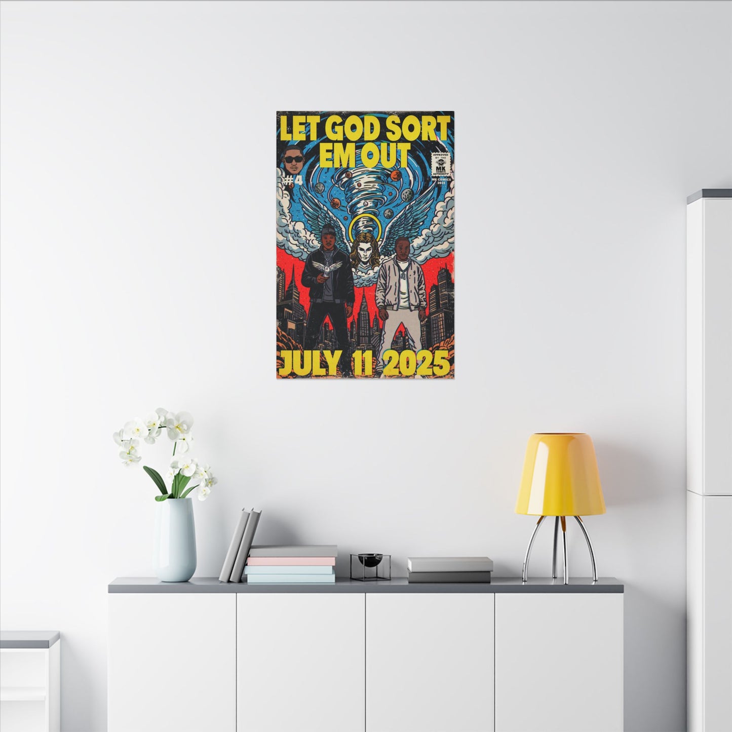Let God Sort Em Out - Matte Canvas, Stretched, 0.75" (Multi-Size)