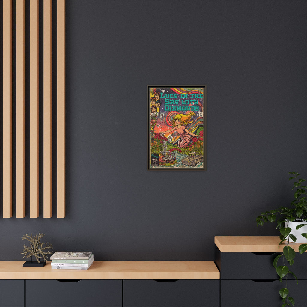 Lucy in the Sky with Diamonds - Matte Canvas, Framed (Multi-color)