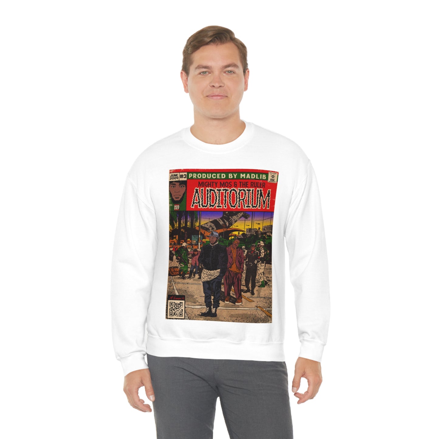 Mos Def & Slick Rick - Auditorium- Unisex Heavy Blend™ Crewneck Sweatshirt
