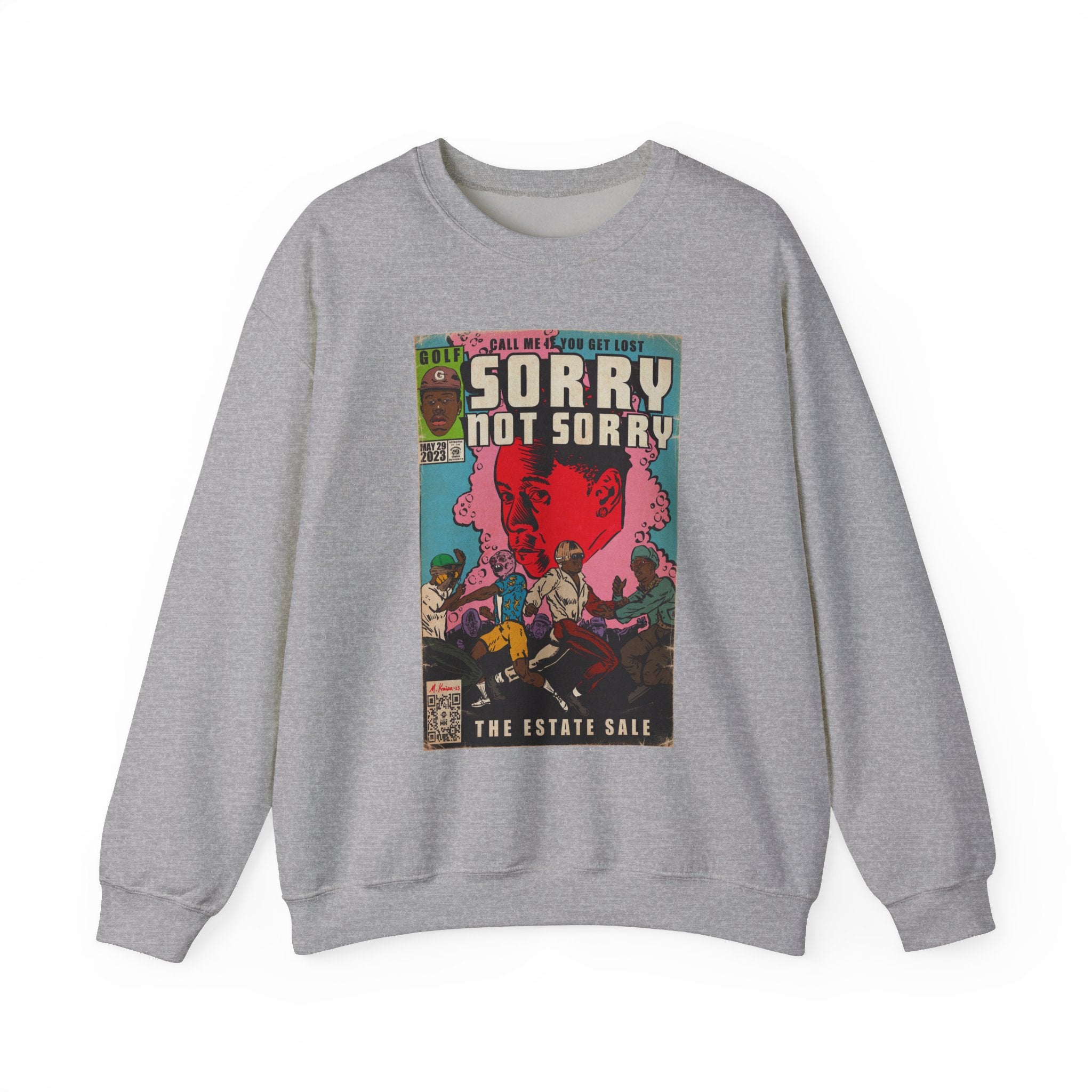 Tyler - Sorry Not Sorry - Unisex Heavy Blend™ Crewneck Sweatshirt