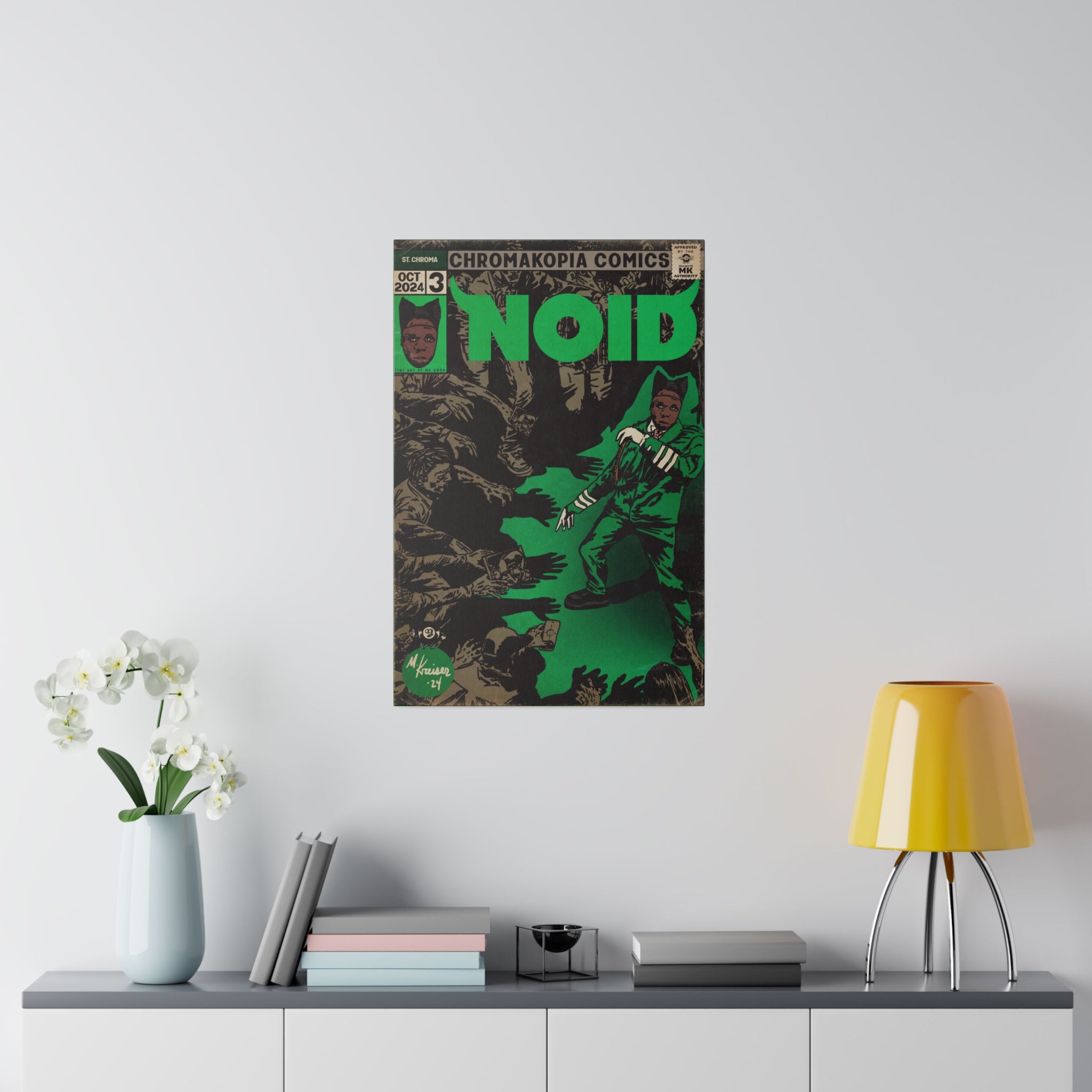 Noid - Matte Canvas, Stretched, 0.75"