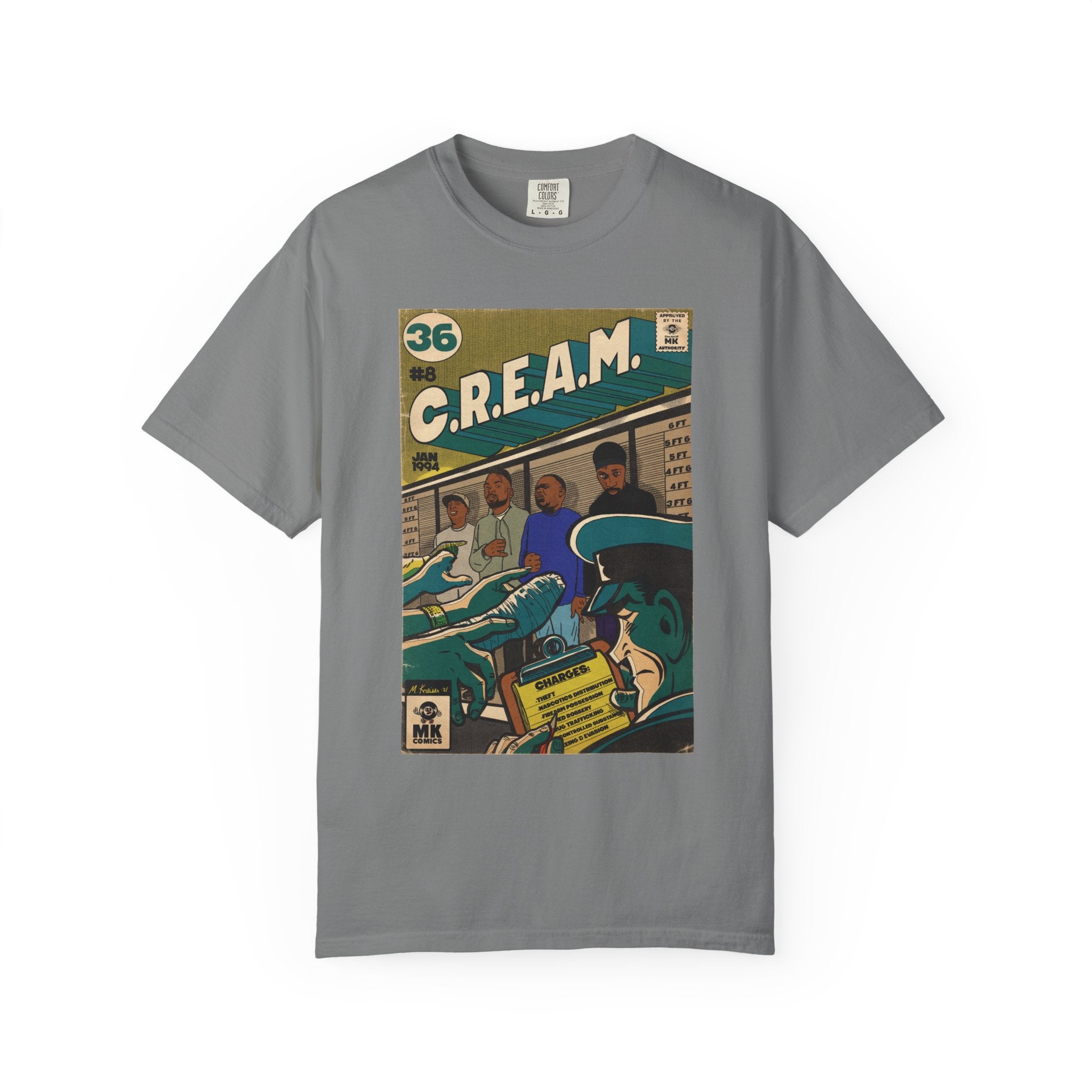 C.R.E.A.M - Unisex Comfort Colors T-shirt
