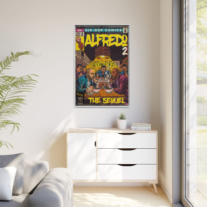 Alfredo 2 - Matte Canvas, Framed (Multi-color)