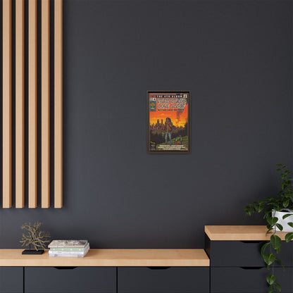 God Does Like Ugly - Matte Canvas, Framed (Multi-color)