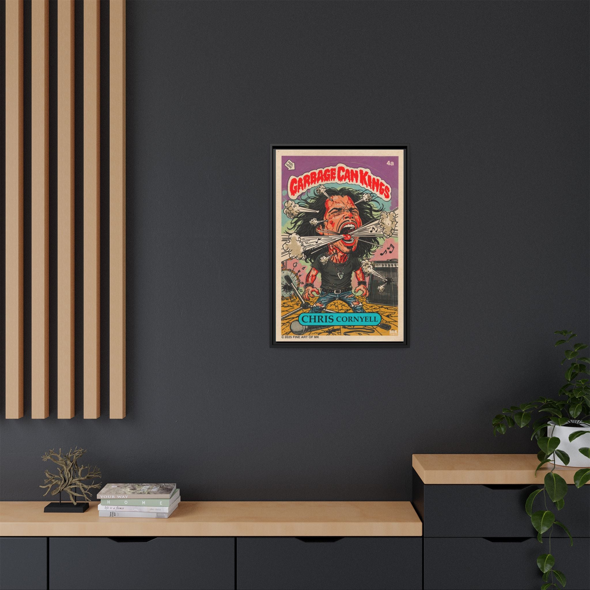 Chris Cornyell - Matte Canvas, Framed (Multi-color)