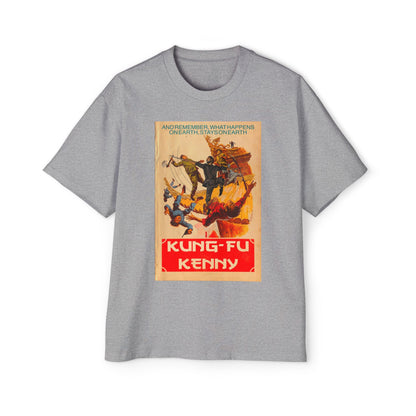 Kung-Fu Kenny - Men's Heavy Oversized Tee