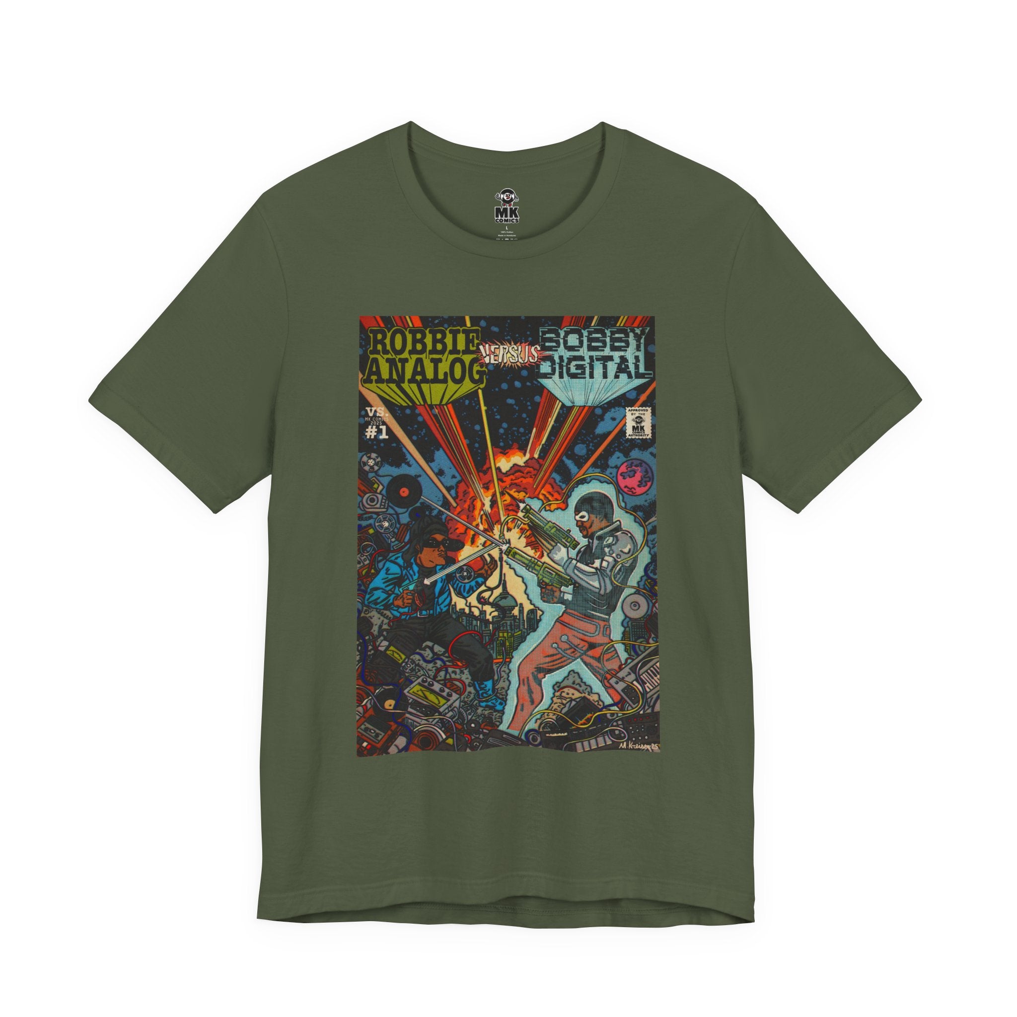 Analog vs. Digital - Unisex Jersey Short Sleeve Tee