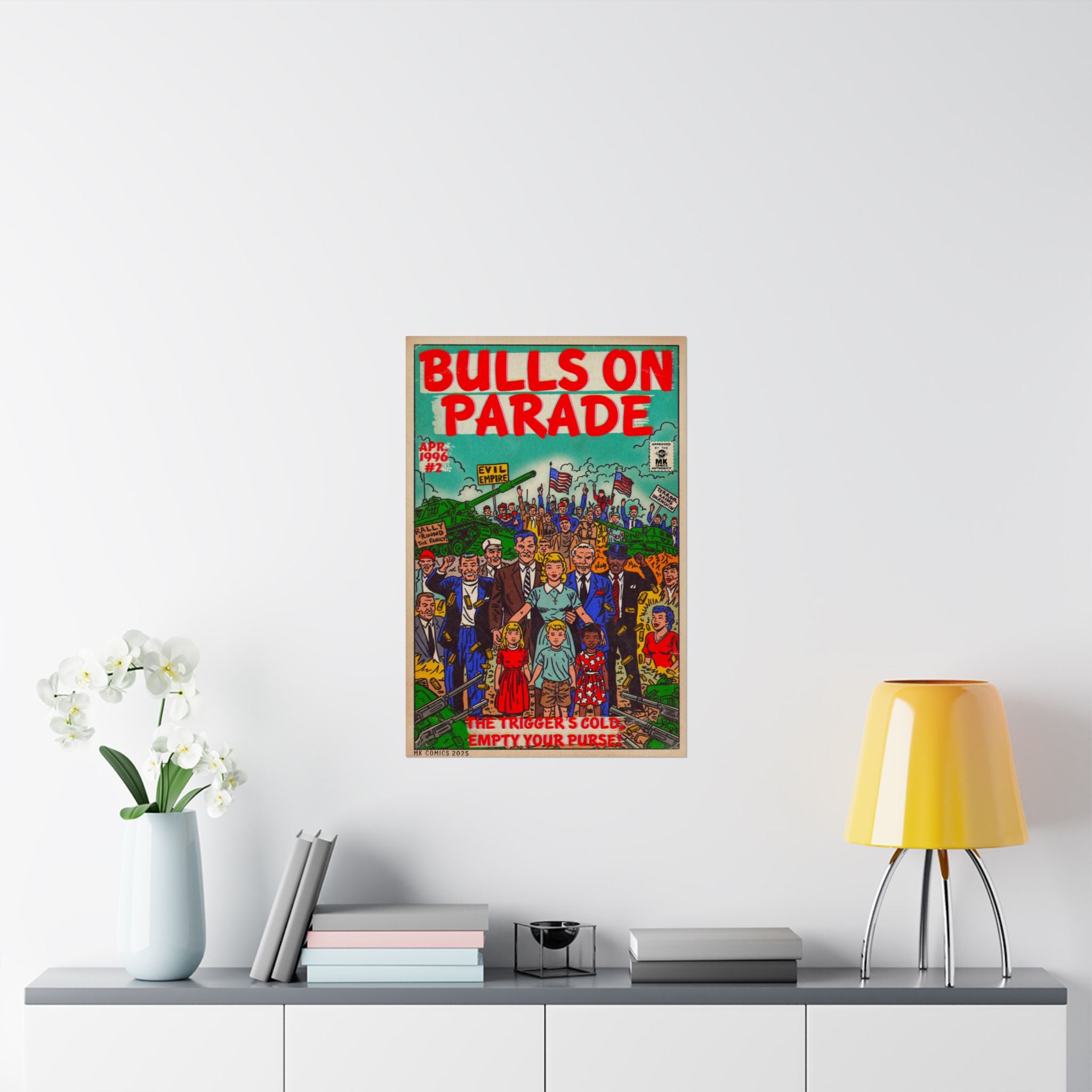 Bulls Parade -Matte Vertical Posters