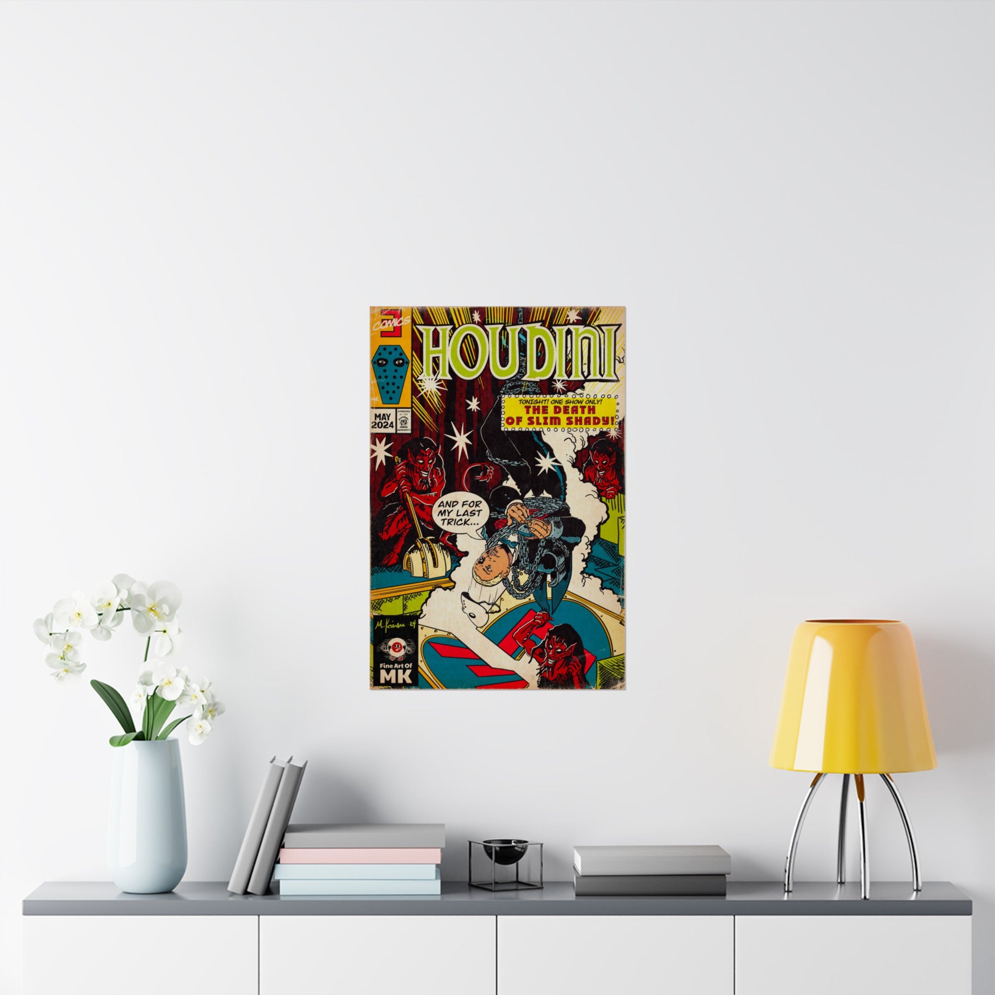 Houdini - Matte Vertical Poster