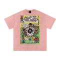 3 Feet High & Rising - Snow Washed Oversized Cotton T-Shirt