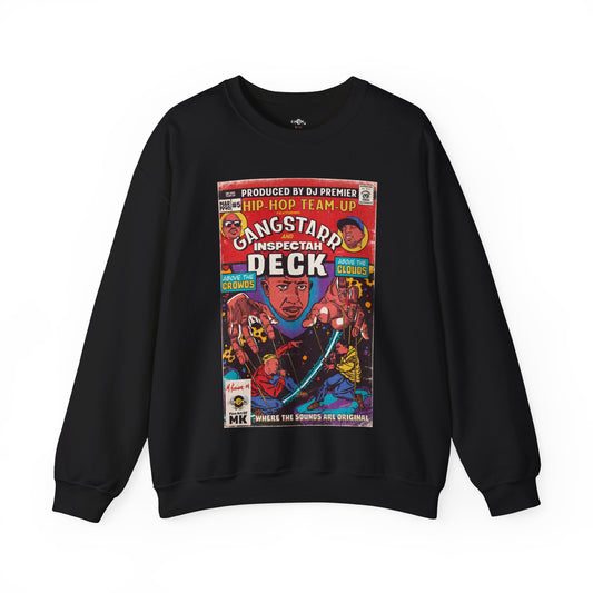 Gang Starr & Inspectah Deck - Above The Clouds - Unisex Heavy Blend™ Crewneck Sweatshirt