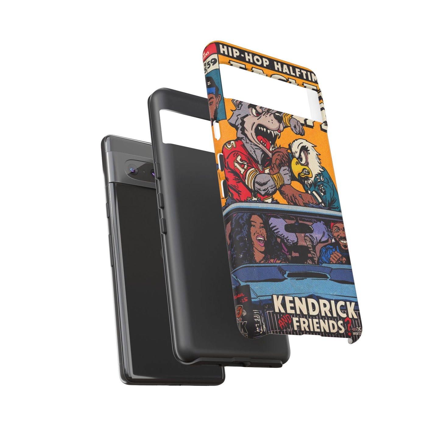 Kendrick & SZA - 2025 Halftime - Eagles vs Chiefs - Tough Phone Cases