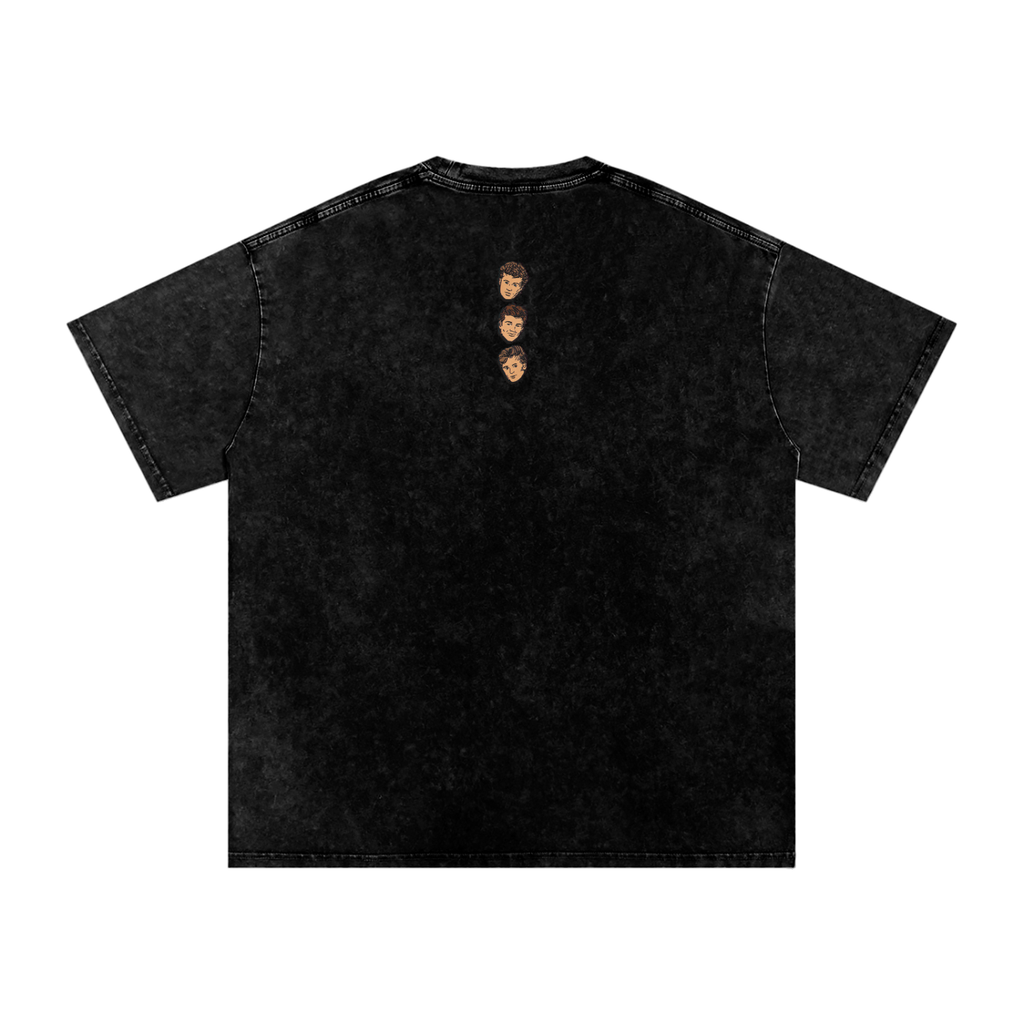 Take On Me - Snow Washed Oversized Cotton T-Shirt