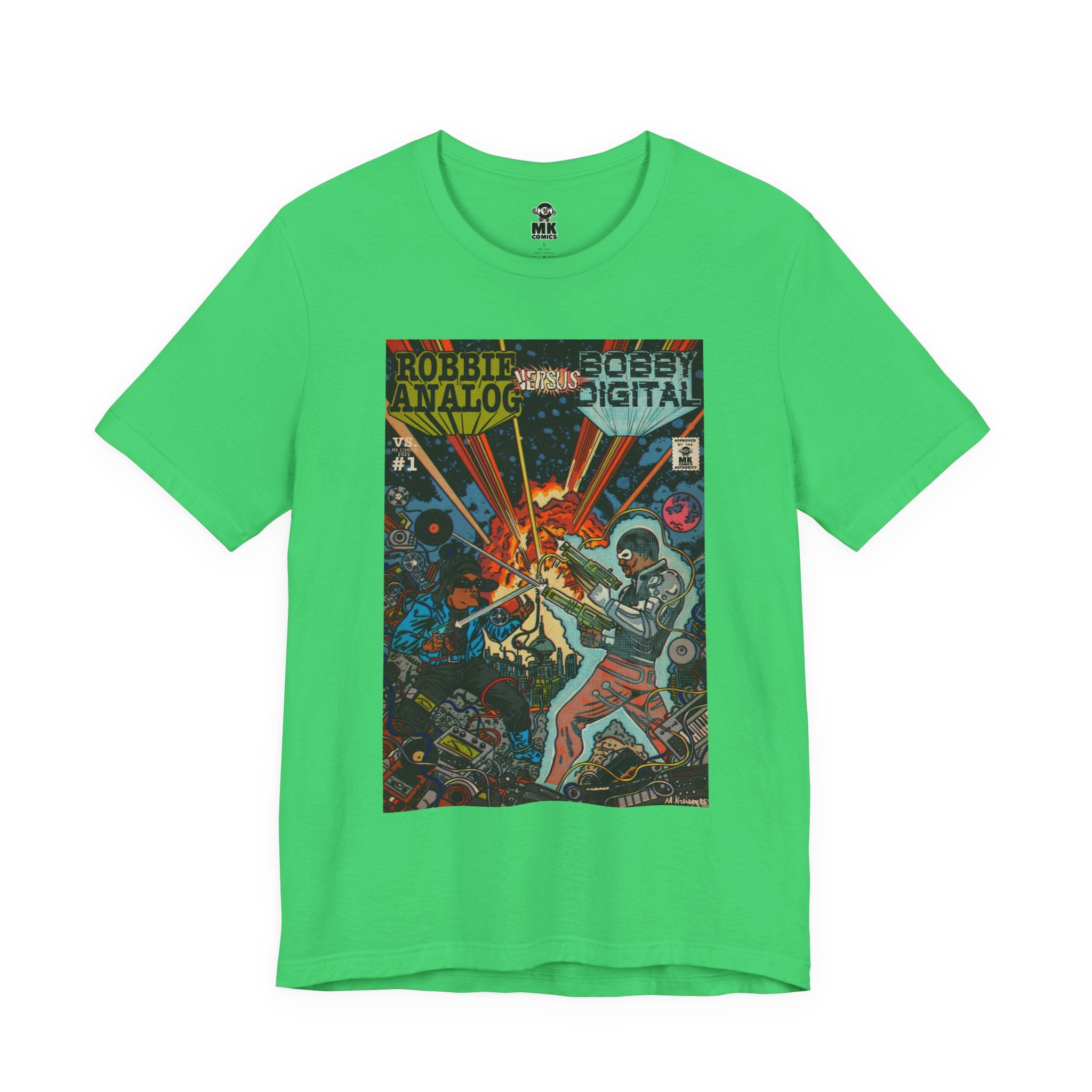 Analog vs. Digital - Unisex Jersey Short Sleeve Tee