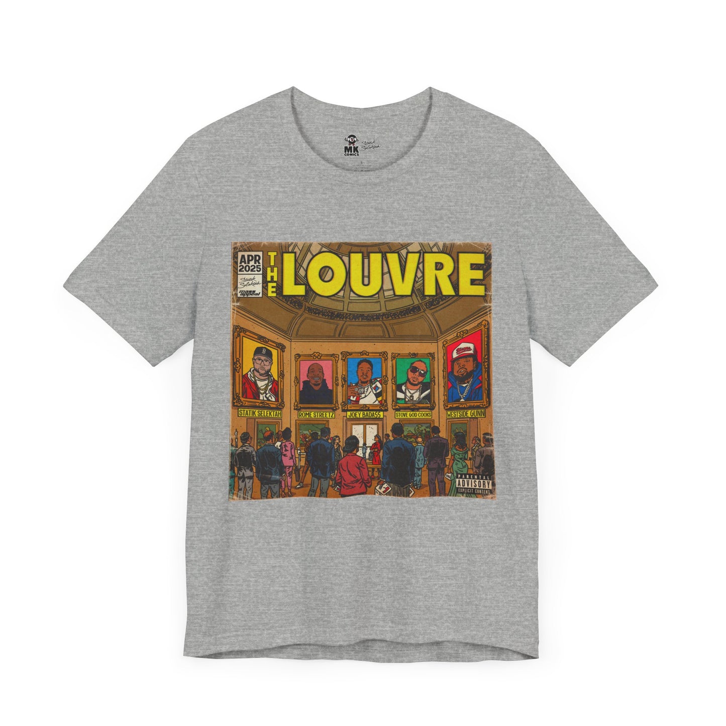 The Louvre - Statik Selektah & MK Collab - Unisex Jersey Short Sleeve Tee
