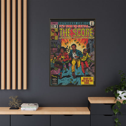The Score - Matte Canvas, Framed (Multi-color)