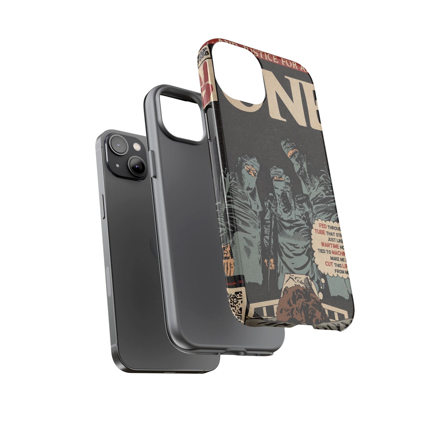 Metallica- One - Johnny Got His Gun Comic Book Art - Tough Phone Cases