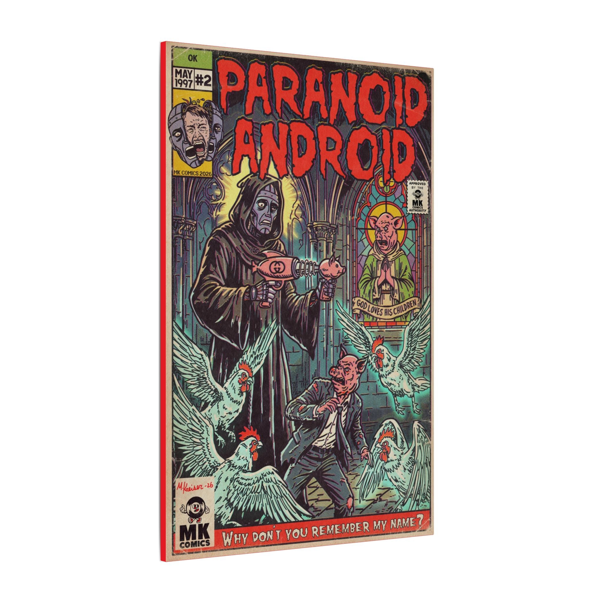 Paranoid Android - Matte Canvas, Stretched, 0.75" (Multi-Size)