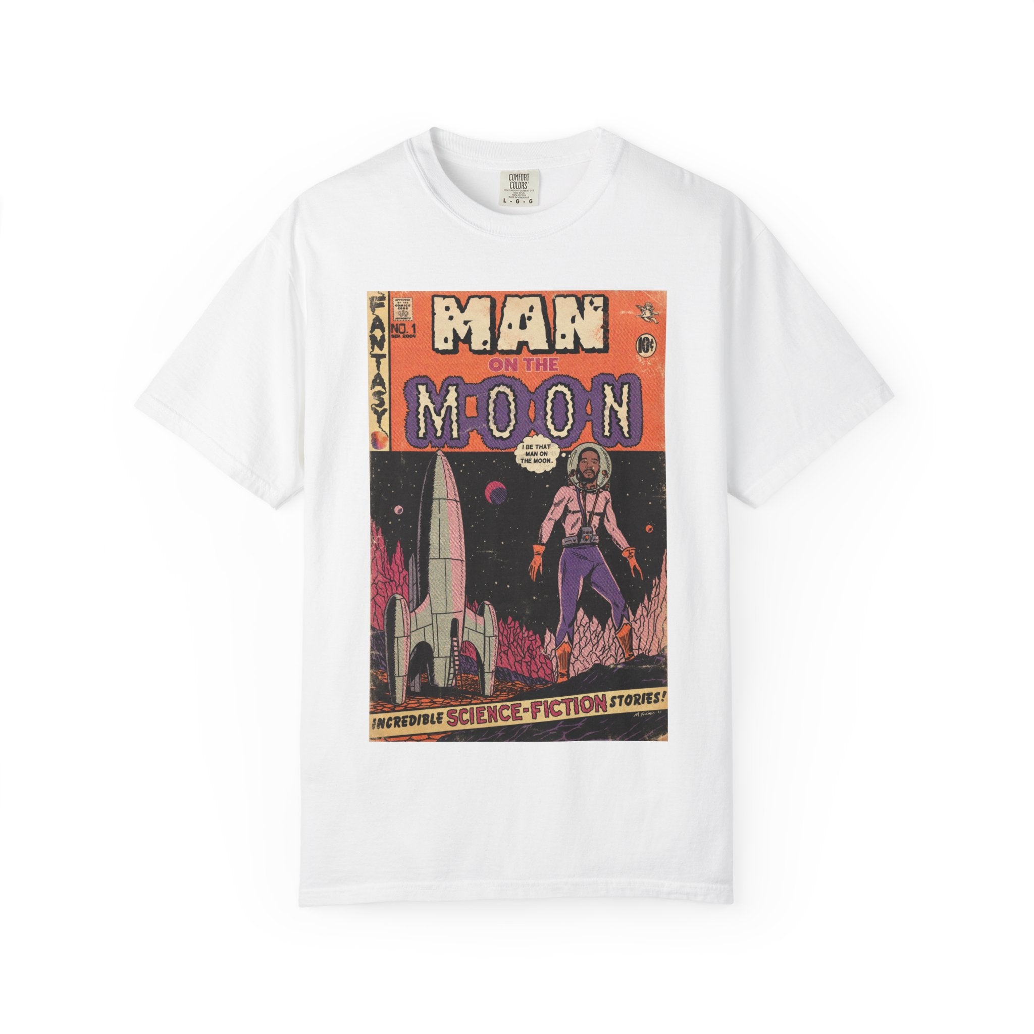 Man on the Moon - Unisex Comfort Colors T-shirt