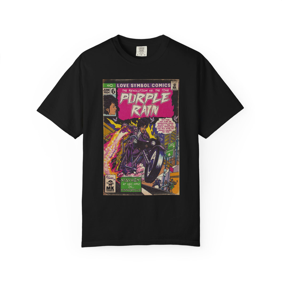Purple Rain - Unisex Garment-Dyed T-shirt